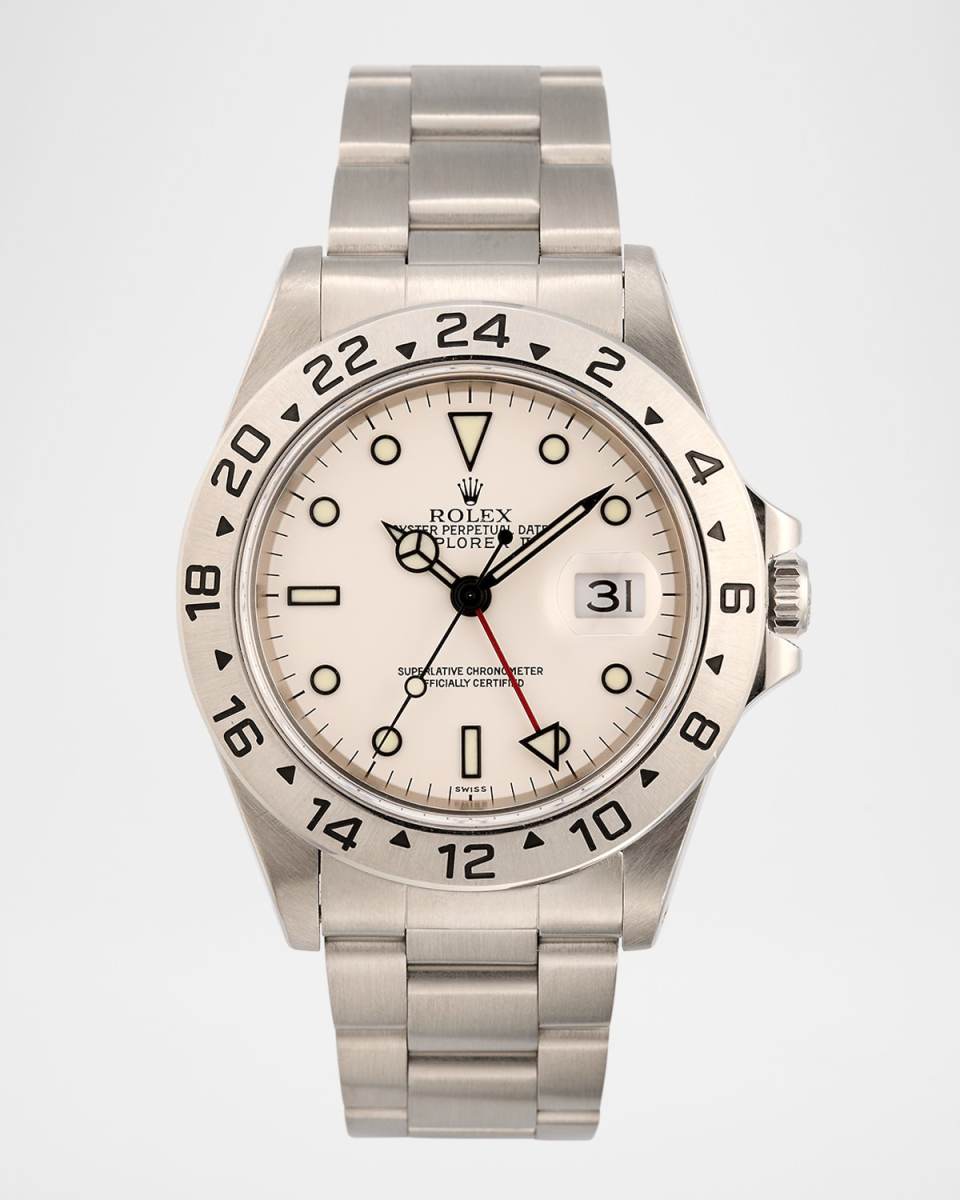 Rolex Stainless Steel Explorer II 40mm Vintage 1998 Watch